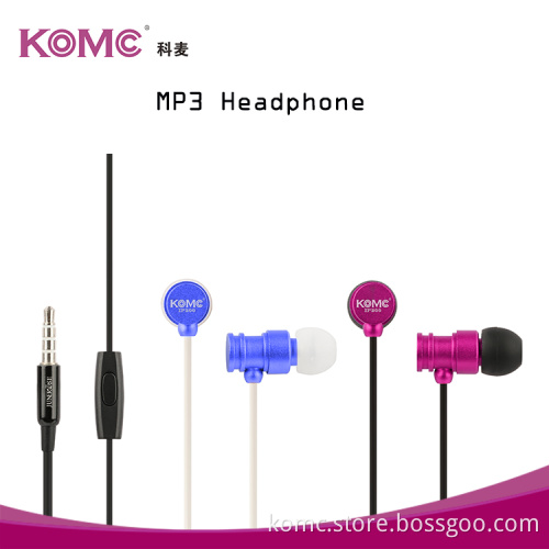 Fashion wholesale headsets colorful wired stereo earphone